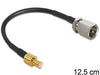 EAN 4043619884735 - DeLOCK 88473 cable coaxial 0,125 m FME SMB Oro, Negro imagen 2
