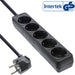 EAN 4043718210459 - InLine 16451E base múltiple 1,5 m 5 salidas AC Negro imagen 1