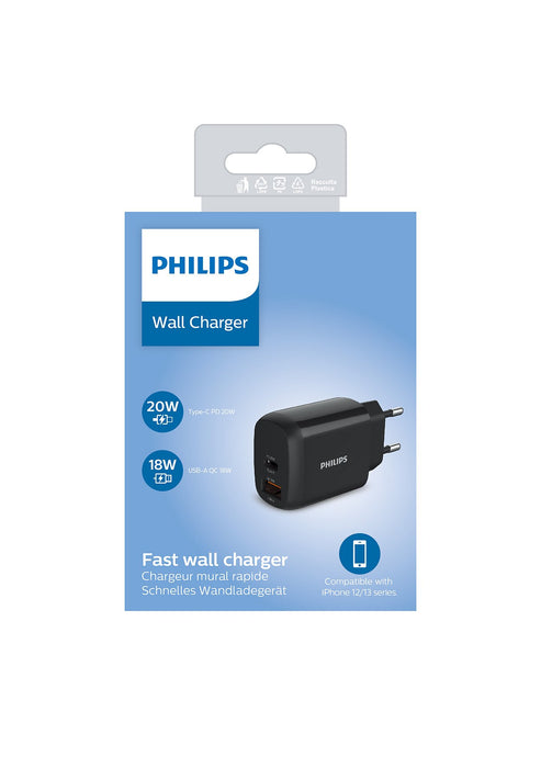 EAN 4895229126251 - Philips DLP4326CB/12 cargador de dispositivo móvil Universal Negro Corriente alterna Carga rápida Interio imagen 2