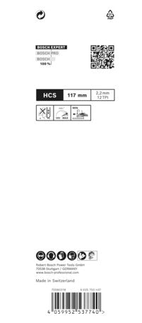 EAN 4059952537764 - Bosch EXPERT ‘WOOD 2-SIDE CLEAN’ T 308 B Hoja de sierra de vaivén Acero de alto carbono (HCS) 25 pieza(s) imagen 7