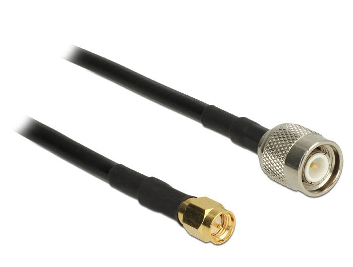 EAN 4043619895090 - DeLOCK 89509 cable coaxial RG-58 C/U 5 m TNC SMA Negro imagen 1