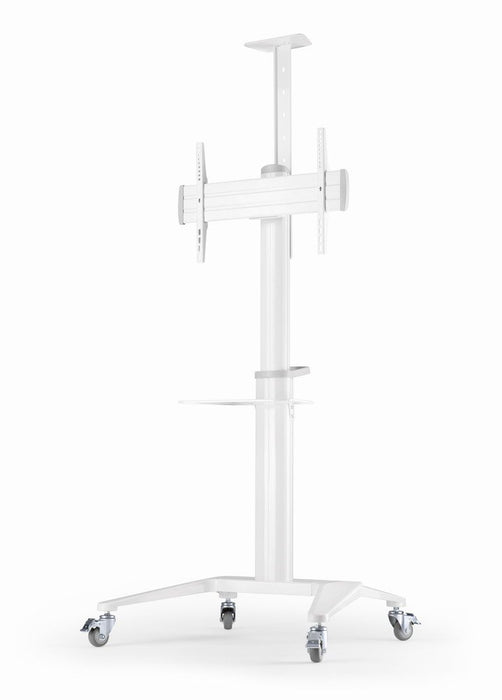 EAN 8716309128995 - Gembird Aluminum TV floor stand with caster wheels, 37\" - 70\", baltas | imagen 7