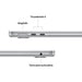 EAN 195950688504 - Apple MacBook Air Apple M Portátil 34,5 cm (13.6") Wi-Fi 7 (802.11be) macOS Tahoe imagen 6