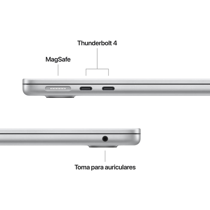 EAN 195950688030 - Apple MacBook Air Apple M Portátil 34,5 cm (13.6") Wi-Fi 7 (802.11be) macOS Tahoe imagen 6