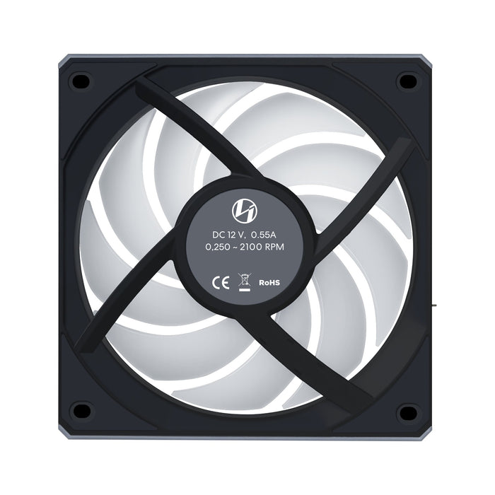 EAN 4718466018571 - Lian Li Gehäuselüfter 12RCL1W1B Carcasa del ordenador Ventilador 12 cm Negro imagen 6