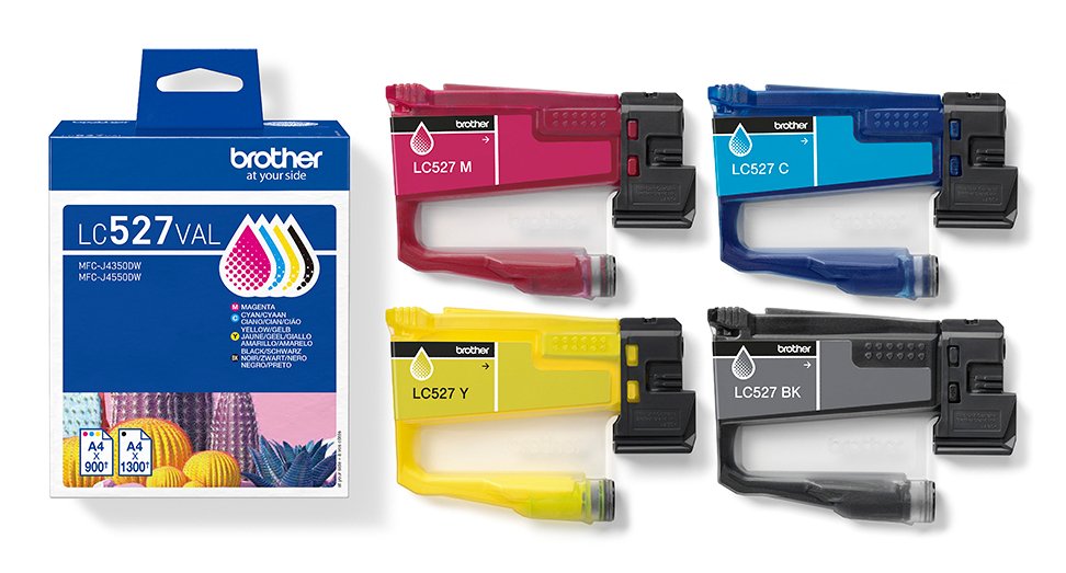 EAN 4977766842181 - Brother LC527VAL cartucho de tinta 4 pieza(s) Original Negro, Cian, Magenta, Amarillo imagen 3
