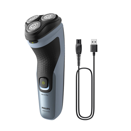 EAN 8720689024587 - Philips X3063/00 afeitadora Máquina de afeitar de rotación Recortadora Negro, Azul imagen 2