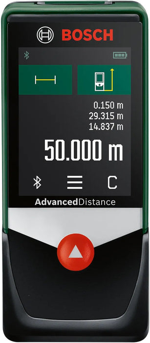 EAN 4053423245219 - Bosch AdvancedlDistance 50C Medidor láser de distancias Multicolor 50 m imagen 1