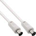 EAN 4043718129324 - InLine 69407 cable coaxial 7 m Tipo F Blanco imagen 1