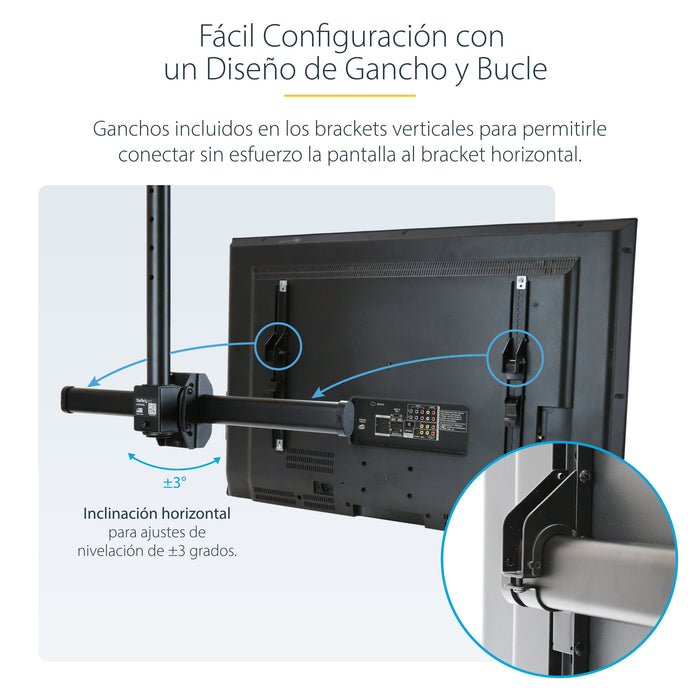 EAN 65030870405 - StarTech.com FPCEILPTBSP soporte para pantalla de señalización 190,5 cm (75") Negro imagen 14
