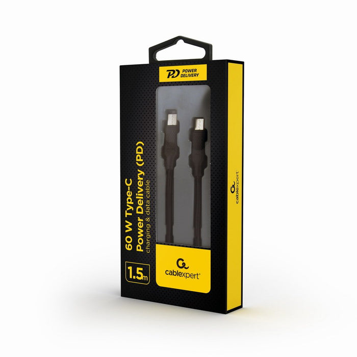 EAN 8716309121675 - Gembird CC-USB2-CMCM60-1.5M cable USB USB 2.0 1,5 m USB C Negro imagen 1