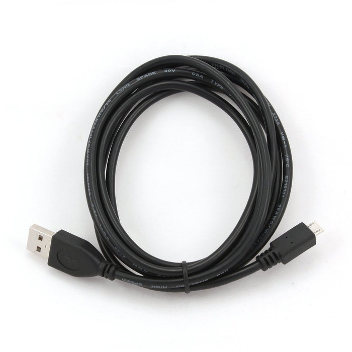 EAN 8716309099387 - Gembird CCP-MUSB2-AMBM-0.1M cable USB USB 2.0 0,1 m USB A Micro-USB B Negro imagen 2