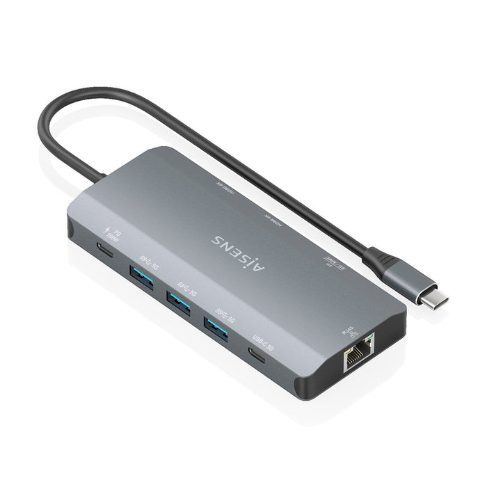 EAN 8435739905418 - AISENS ASUC-10P052-GR base para portátil y replicador de puertos Alámbrico USB 3.2 Gen 1 (3.1 Gen 1) Type imagen 2