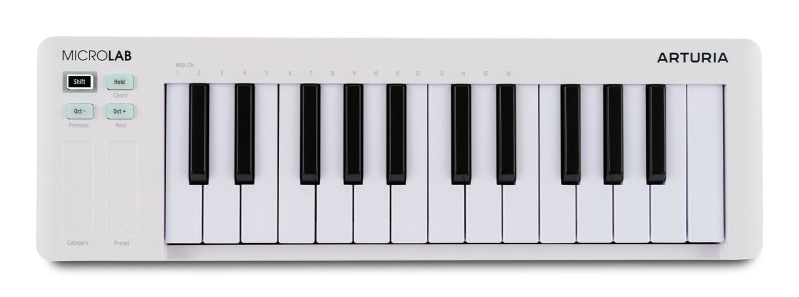 EAN 3760033532318 - Arturia MicroLab mk3 teclado MIDI 25 llaves USB Blanco imagen 1