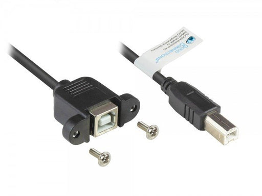 EAN 4014619459223 - Alcasa 2511-03EB cable USB USB 2.0 0,3 m USB B Negro imagen 1