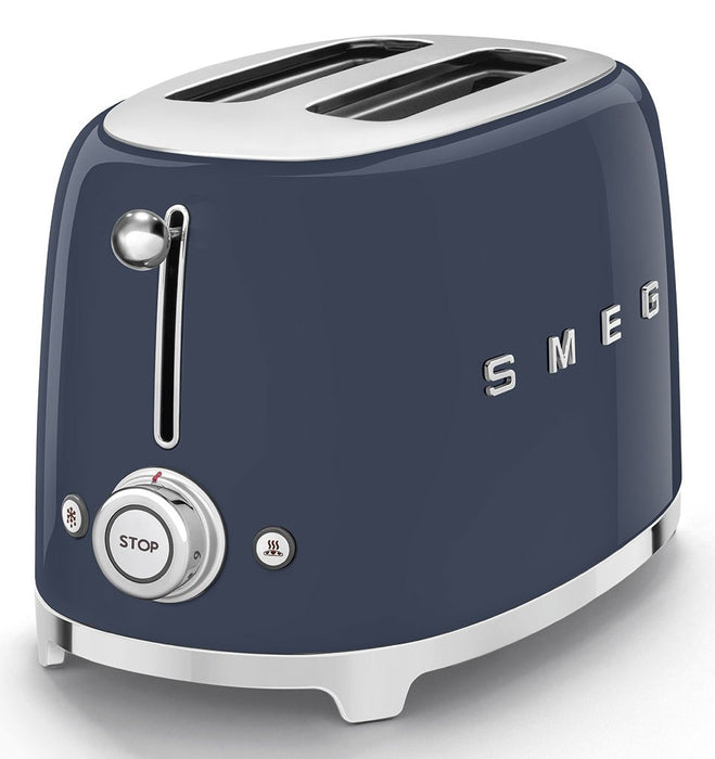 EAN 8017709347819 - Smeg TSF01NBEU tostadora 6 2 rebanada(s) 950 W Azul, Cromo imagen 3