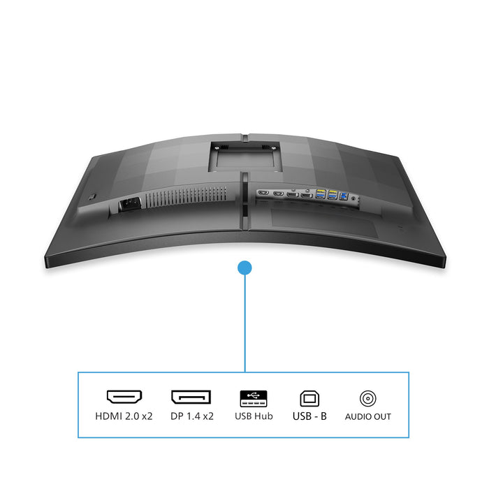 EAN 8712581799540 - Philips 27M2C5500W/00 pantalla para PC 68,6 cm (27") 2560 x 1440 Pixeles Quad HD LCD Gris imagen 5