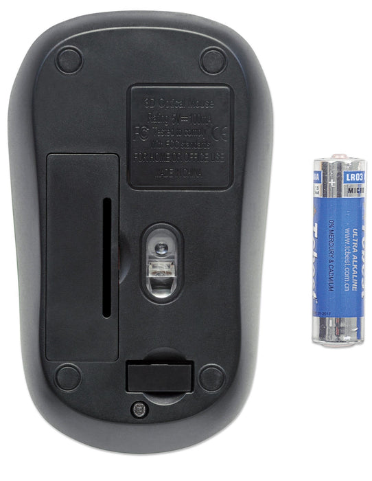 EAN 0766623179393 - Manhattan 179393 ratón Oficina Ambidextro RF inalámbrico Óptico 1000 DPI imagen 4