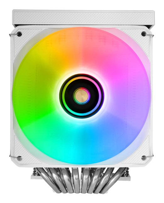 EAN 8435693112884 - Mars Gaming MCPU-LCDPROW Procesador Refrigerador de aire 12 cm Blanco 1 pieza(s) imagen 2
