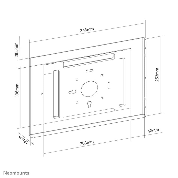 EAN 8717371449308 - Neomounts WL15-660WH1 soporte de seguridad para tabletas Blanco 32,8 cm (12.9") imagen 13