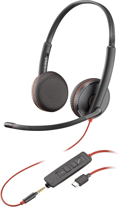 EAN 0197497211177 - Poly Blackwire C3225 Stereo USB-C Headset Alámbrico De mano Oficina/Centro de llamadas USB tipo A Negro imagen 1
