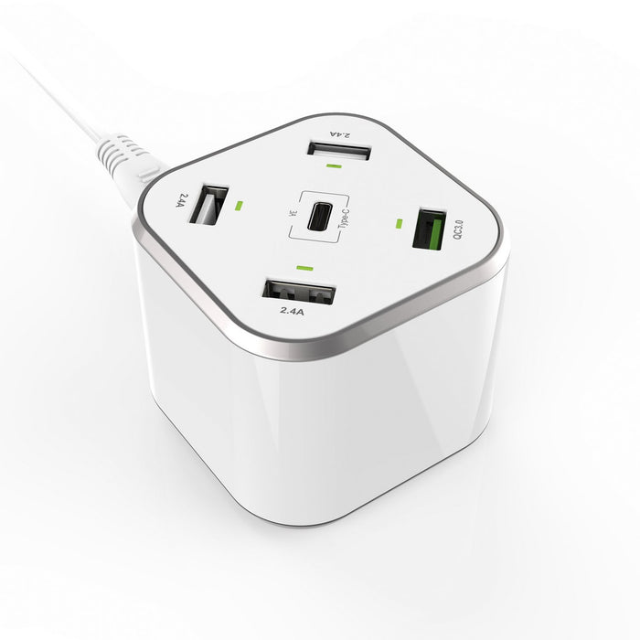 EAN 8436574705720 - AISENS ASCH-5PQC-W cargador de dispositivo móvil Universal Corriente alterna Carga rápida Interior imagen 5