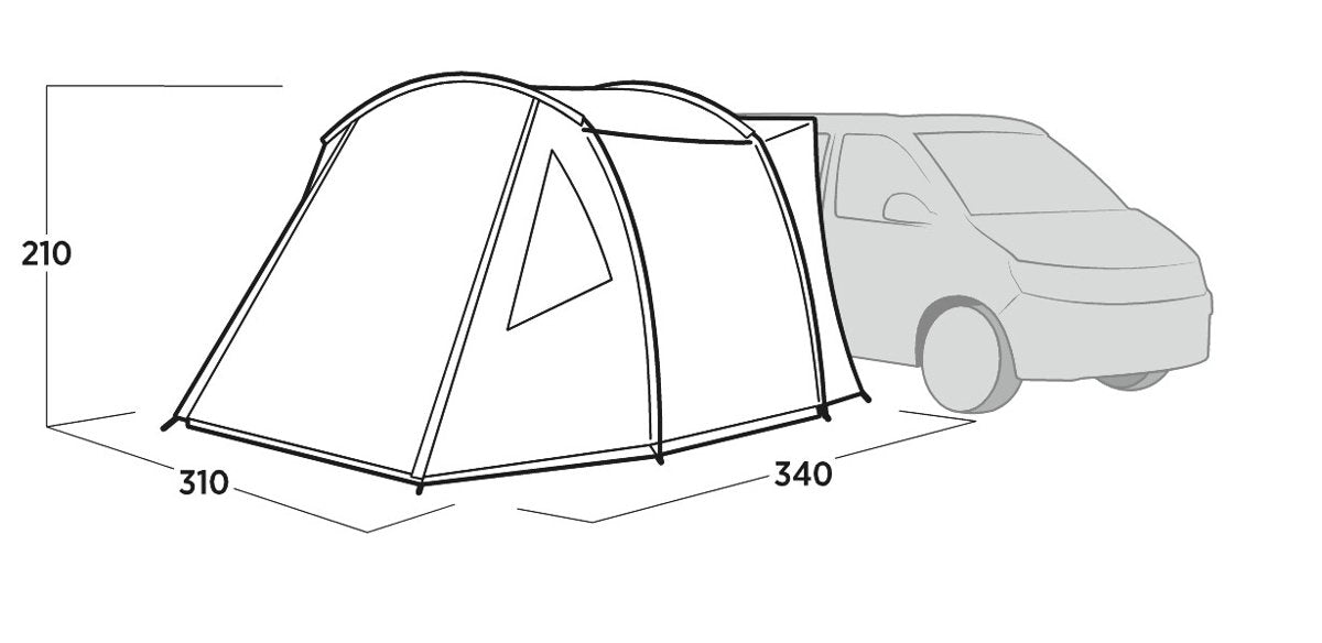 EAN 5709388145284 - Easy Camp Eidfjord Gris Avance independiente para autocaravana imagen 5
