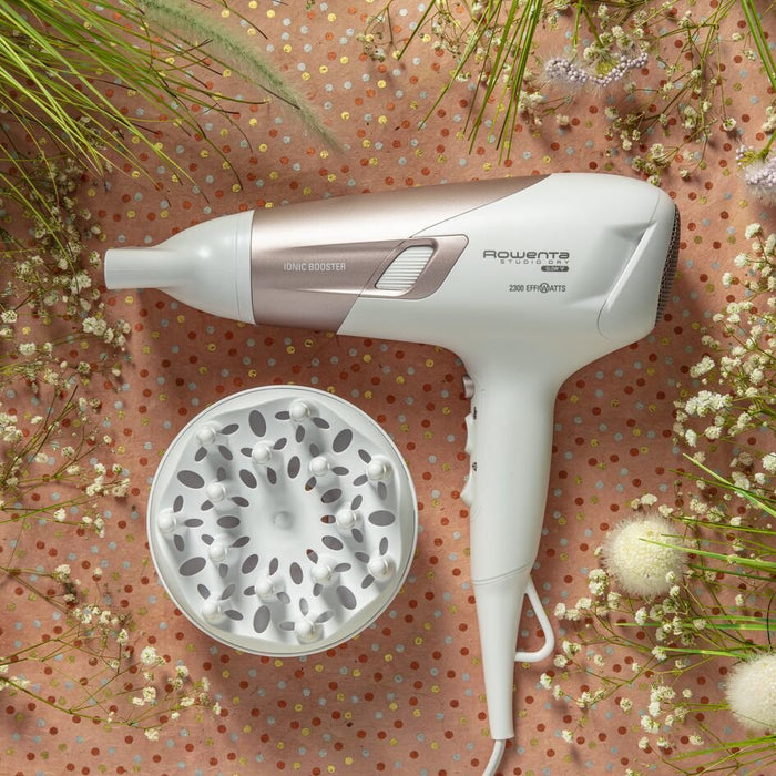 EAN 3121040078044 - Rowenta Studio Dry CV5830 secador 2300 W Beige, Blanco imagen 2