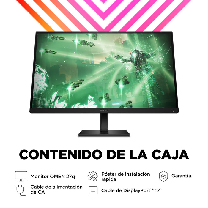 EAN 5715063732571 - OMEN by HP 27q pantalla para PC 68,6 cm (27") 2560 x 1440 Pixeles Quad HD LCD Negro imagen 4