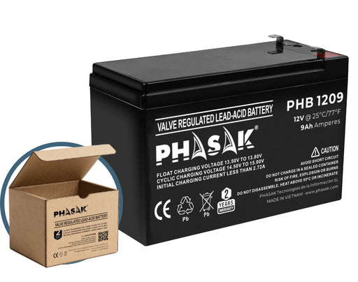 EAN 5605922047222 - Phasak PHB 1209 batería para sistema ups Sealed Lead Acid (VRLA) imagen 1