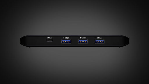 EAN 4711581521469 - ATEN US4324-AT hub de interfaz USB 3.2 Gen 1 (3.1 Gen 1) Type-A + Type-C 5000 Mbit/s Negro imagen 2