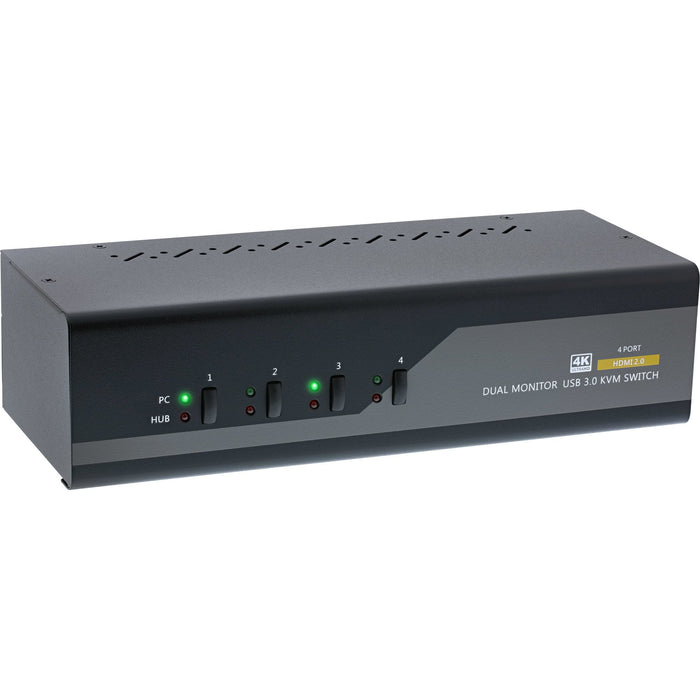EAN 4043718284733 - InLine 62654I interruptor KVM Negro, Gris imagen 1