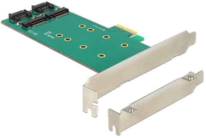 EAN 4043619894734 - DeLOCK 2x 67-pin M.2 key B - 2x SATA 7-pin tarjeta y adaptador de interfaz Interno imagen 3