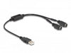 EAN 4043619610617 - DeLOCK 61061 cable ps/2 0,43 m 2x 6-p Mini-DIN Negro imagen 1