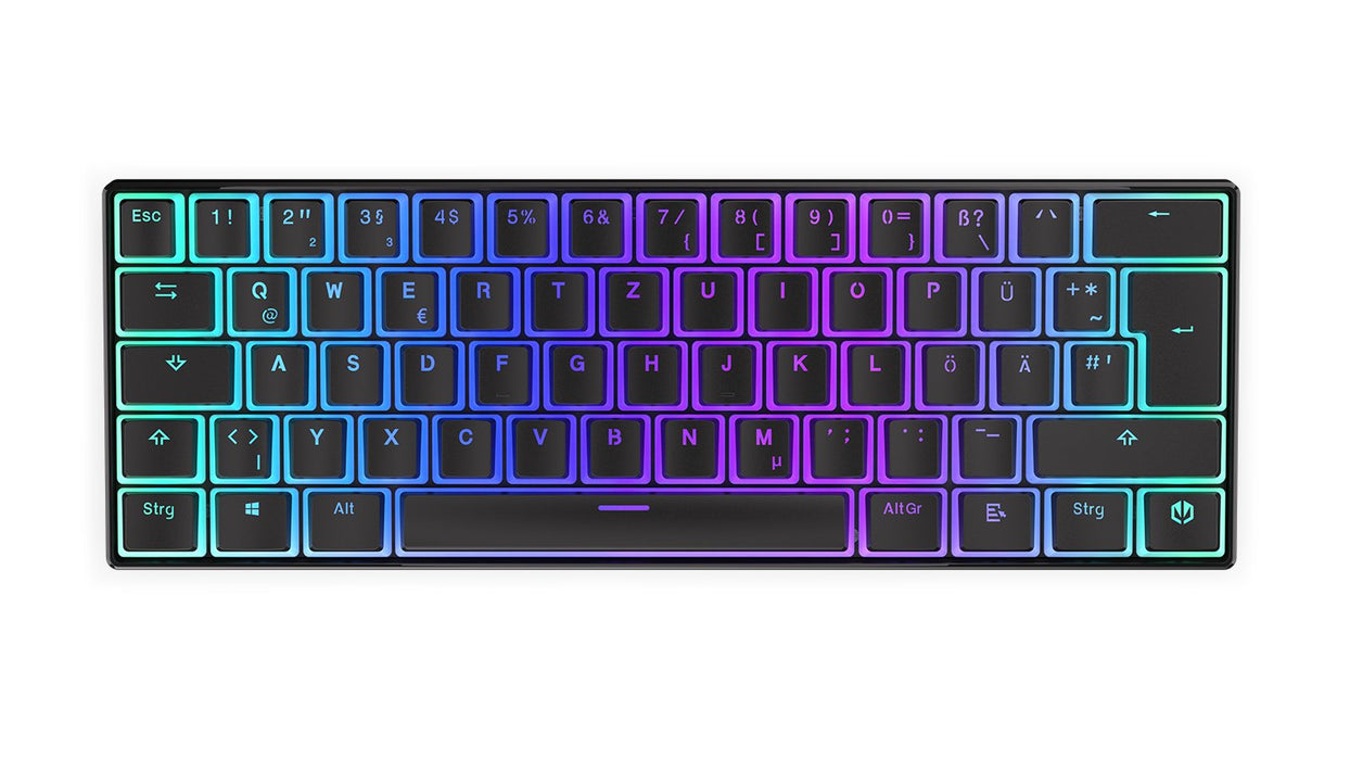 EAN 5903018666884 - ENDORFY Thock Compact teclado Juego RF inalámbrica + USB QWERTZ Alemán Negro imagen 12