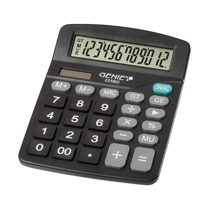 EAN 4015468126342 - Genie 225 BD calculadora Escritorio Calculadora básica Negro imagen 1