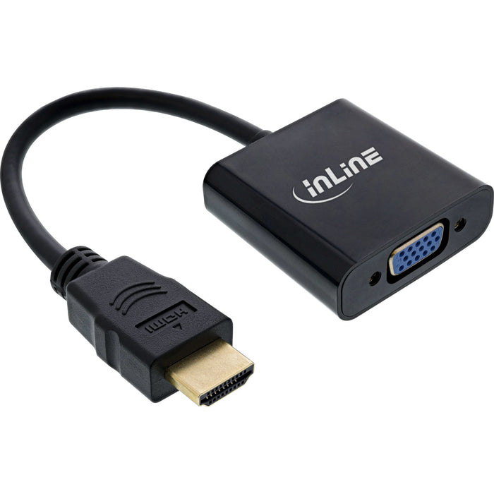 EAN 4043718304806 - InLine 65003B adaptador de cable de vídeo 0,1 m Negro imagen 1