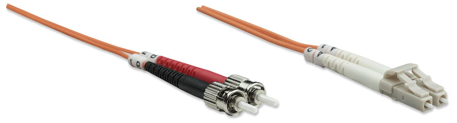 EAN 0766623471329 - Intellinet 3m LC/ST Cable de fibra óptica e InfiniBand Naranja imagen 2