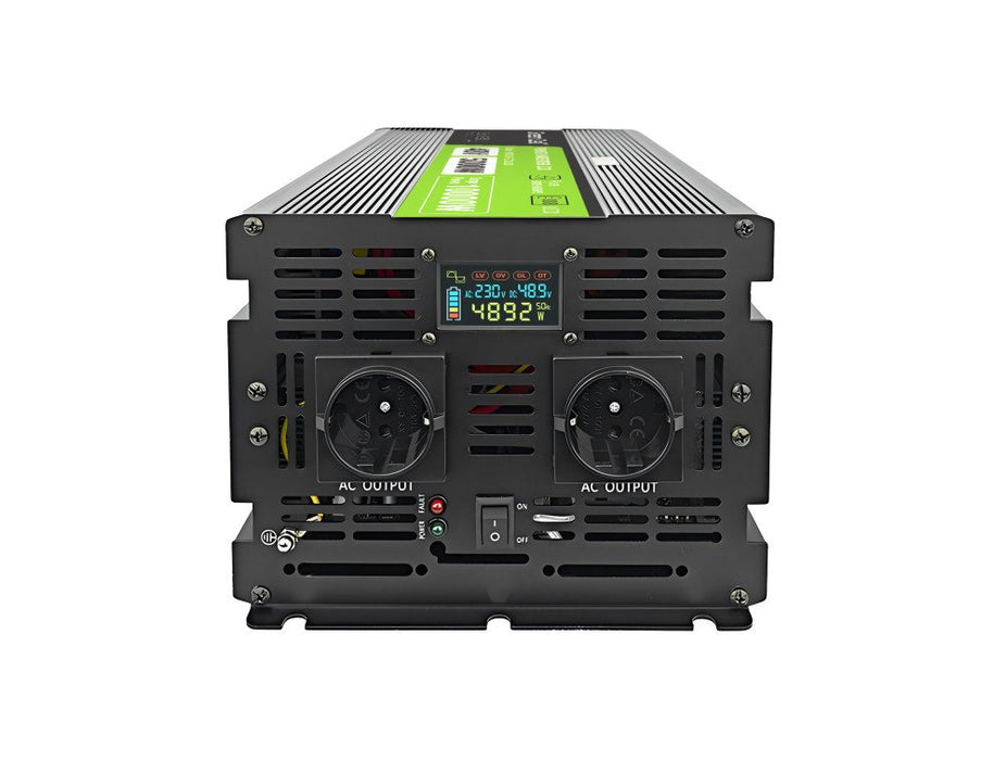 EAN 5904326374584 - Green Cell Przetwornica napicia PowerInverter LCD 48 V 5000W/10000W Przetwornica samochodowa z wywietlacz imagen 2