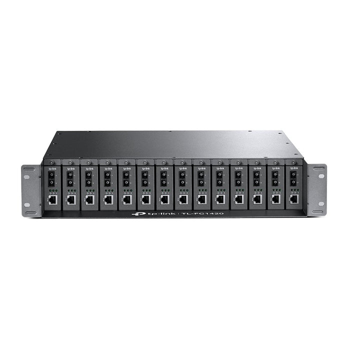 EAN 6935364010454 - TP-Link TL-FC1420 chasis de red 2U Negro imagen 1