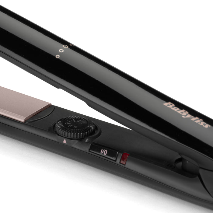 EAN 3030050153590 - BaByliss Smooth Control 235 Plancha de pelo Caliente Negro, Oro rosado 3 m imagen 7