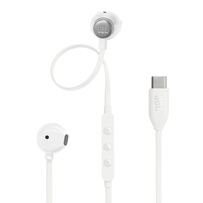 EAN 1200130013904 - JBL Tune 305C Auriculares Alámbrico Dentro de oído Llamadas/Música USB Tipo C Blanco imagen 1