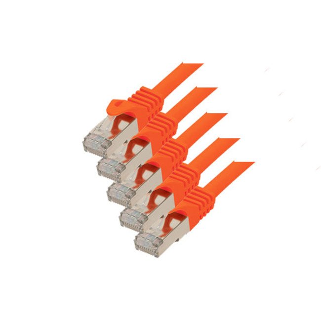 EAN 4017538061973 - S/CONN maximum connectivity Cat. 7 S/FTP 0.25 m cable de red Naranja 0,25 m Cat7 S/FTP (S-STP) imagen 1