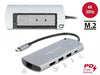 EAN 4043619877676 - DeLOCK 87767 base para portátil y replicador de puertos Alámbrico USB 3.2 Gen 1 (3.1 Gen 1) Type-C Gris imagen 2