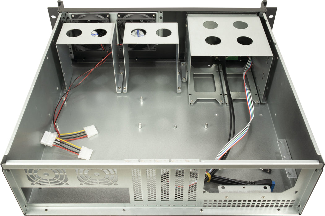 EAN 4260455646390 - Inter-Tech 3U-K-340L Estante Negro imagen 3