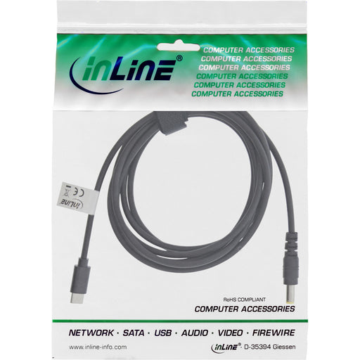 EAN 4043718294268 - InLine 26676 cable de transmisión Negro 2 m USB C EIAJ-02 (4.0 mm, 1.7 mm) imagen 2