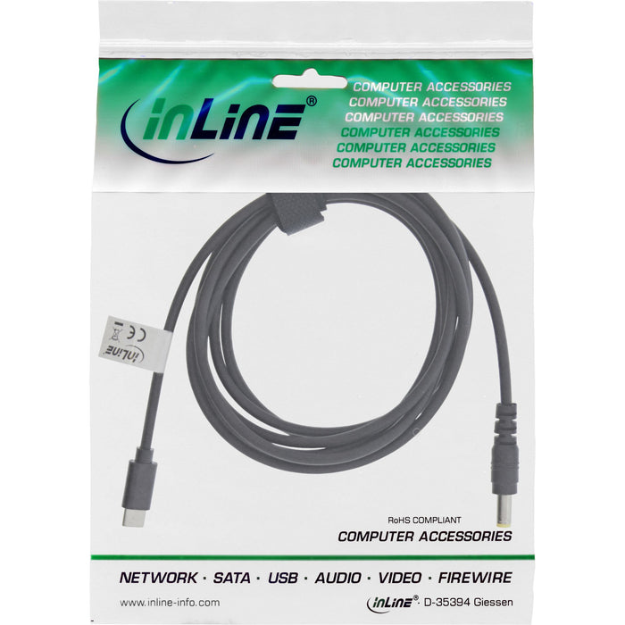 EAN 4043718294268 - InLine 26676 cable de transmisión Negro 2 m USB C EIAJ-02 (4.0 mm, 1.7 mm) imagen 2