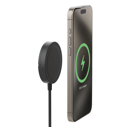 EAN 0840390330390 - mophie Qi2 Magnetic Charger Smartphone Negro USB Cargador inalámbrico Carga rápida Interior imagen 1