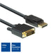 EAN 8716065491234 - ACT AC7505 adaptador de cable de vídeo 1,8 m DisplayPort DVI Negro imagen 2