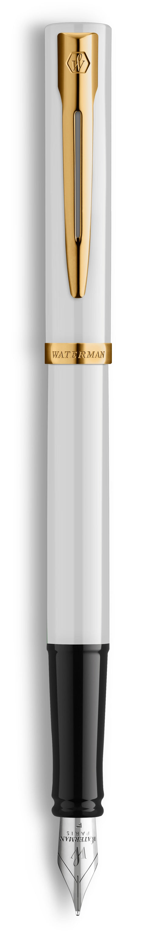 EAN 3026982254696 - Waterman 2225469 pluma estilográfica Blanco, Oro 1 pieza(s) imagen 1
